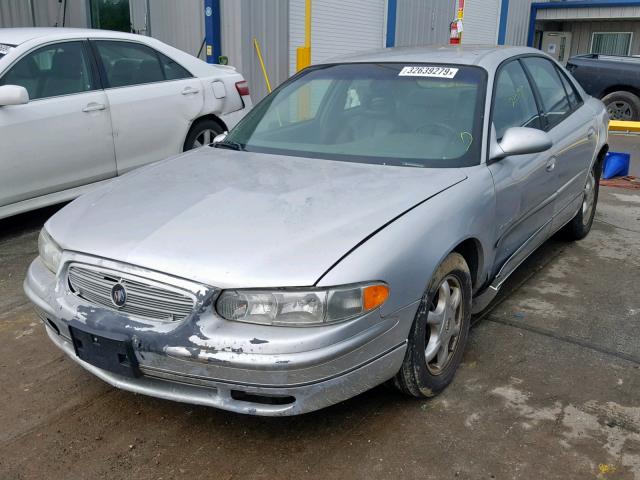 2G4WB55K411276694 - 2001 BUICK REGAL LS SILVER photo 2