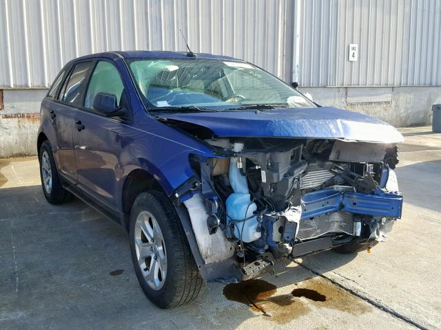 2FMDK3G92DBB09979 - 2013 FORD EDGE SE BLUE photo 1