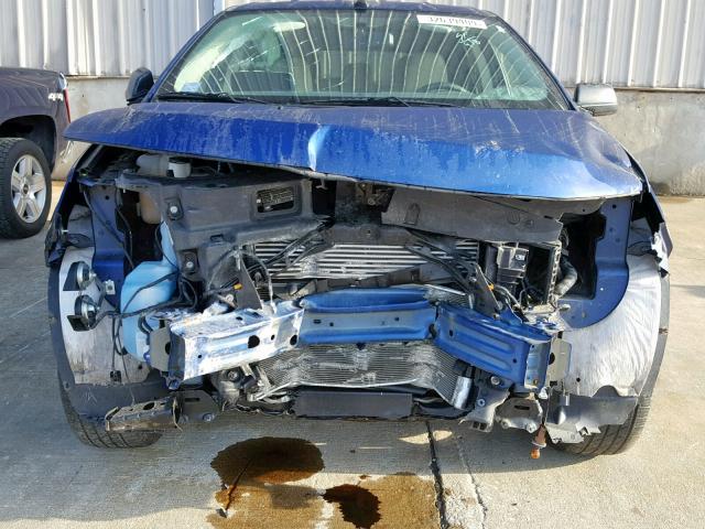 2FMDK3G92DBB09979 - 2013 FORD EDGE SE BLUE photo 9