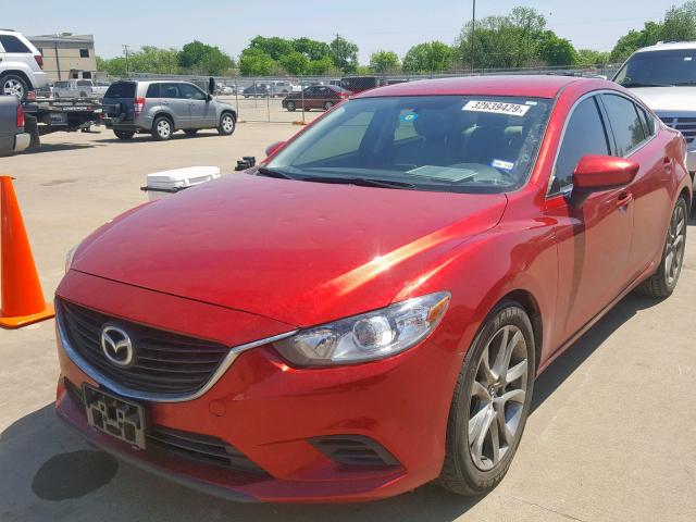 JM1GJ1U55G1432854 - 2016 MAZDA 6 SPORT RED photo 2