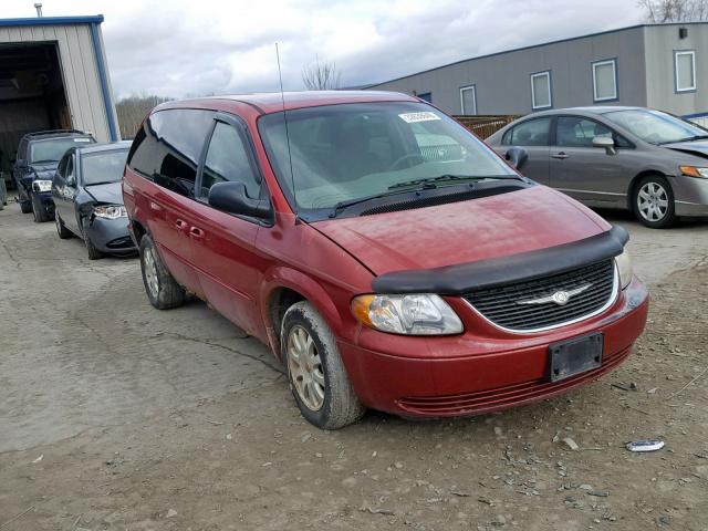 2C4GP44382R542316 - 2002 CHRYSLER TOWN & COU RED photo 1