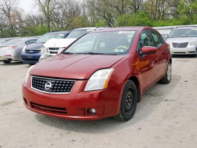 3N1AB61E78L666799 - 2008 NISSAN SENTRA 2.0 RED photo 2