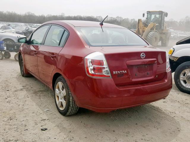 3N1AB61E78L666799 - 2008 NISSAN SENTRA 2.0 RED photo 3