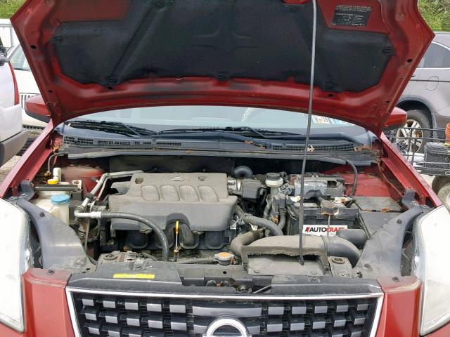 3N1AB61E78L666799 - 2008 NISSAN SENTRA 2.0 RED photo 7