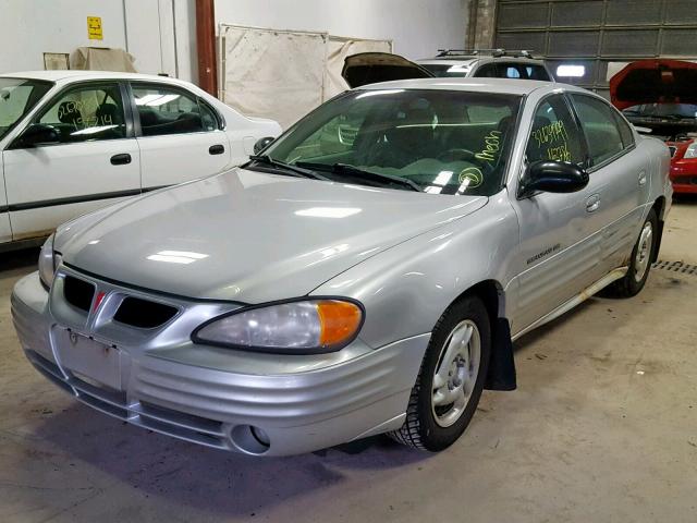 1G2NE52F52C123983 - 2002 PONTIAC GRAND AM S SILVER photo 2