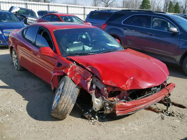 2G2WC58C061273812 - 2006 PONTIAC GRAND PRIX RED photo 1