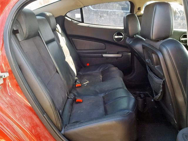2G2WC58C061273812 - 2006 PONTIAC GRAND PRIX RED photo 6