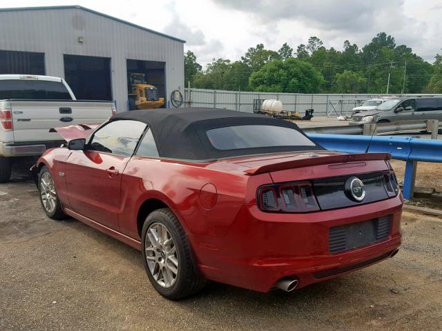 1ZVBP8FF4E5282746 - 2014 FORD MUSTANG GT MAROON photo 3