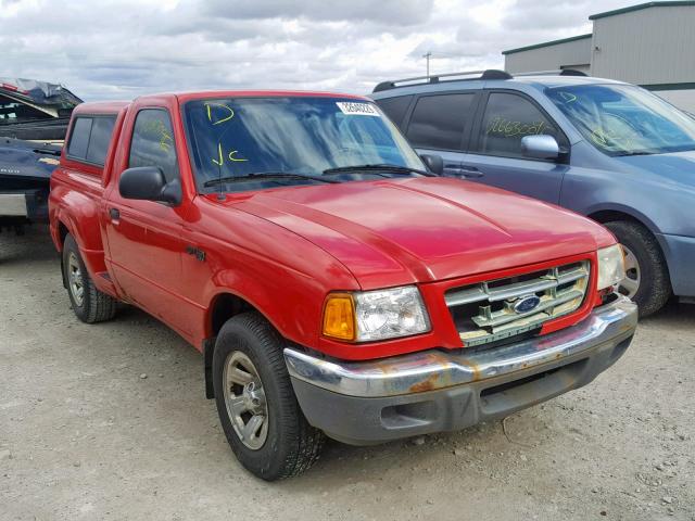 1FTYR10D92TA47613 - 2002 FORD RANGER RED photo 1