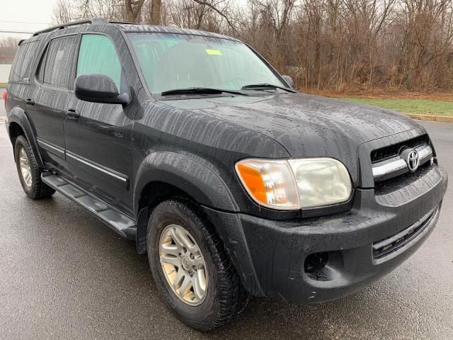 5TDBT48A16S267559 - 2006 TOYOTA SEQUOIA LI BLACK photo 1