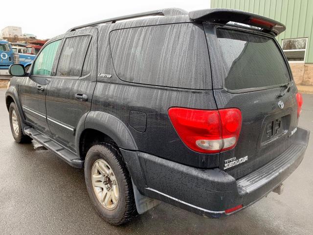 5TDBT48A16S267559 - 2006 TOYOTA SEQUOIA LI BLACK photo 2