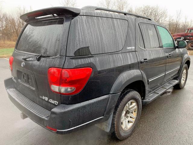 5TDBT48A16S267559 - 2006 TOYOTA SEQUOIA LI BLACK photo 3