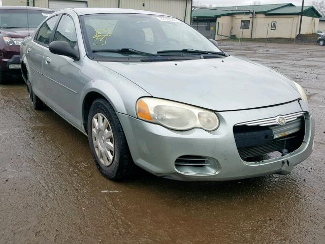 1C3EL46R84N211860 - 2004 CHRYSLER SEBRING LX GRAY photo 1