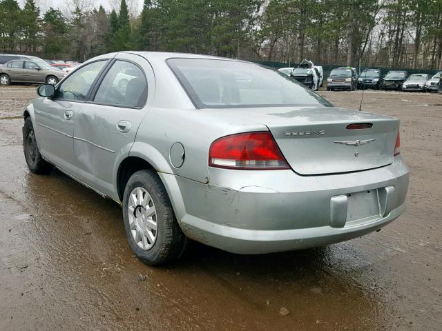 1C3EL46R84N211860 - 2004 CHRYSLER SEBRING LX GRAY photo 3