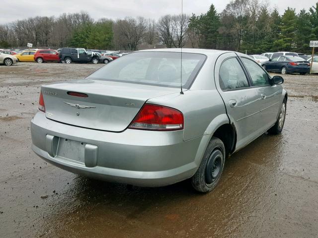 1C3EL46R84N211860 - 2004 CHRYSLER SEBRING LX GRAY photo 4