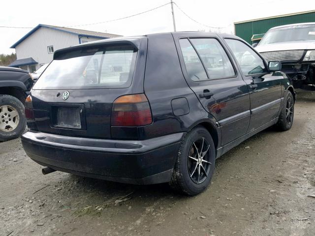 3VWFB81H3VM048276 - 1997 VOLKSWAGEN GOLF GL BLACK photo 4