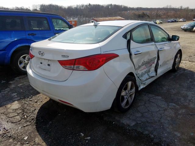 5NPDH4AE0DH395205 - 2013 HYUNDAI ELANTRA GLS  photo 4