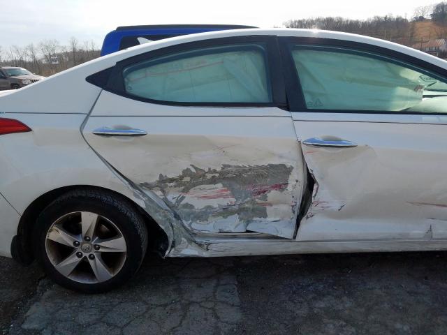 5NPDH4AE0DH395205 - 2013 HYUNDAI ELANTRA GLS  photo 9