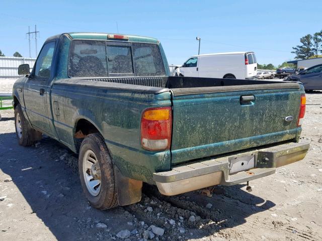 1FTYR10V5XUB71064 - 1999 FORD RANGER GREEN photo 3