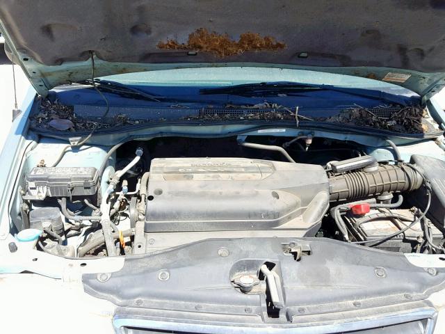 2HKRL18552H587371 - 2002 HONDA ODYSSEY LX BLUE photo 7