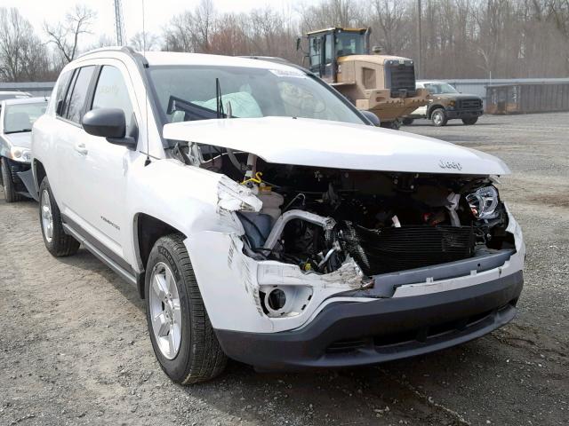 1C4NJCBA0ED631082 - 2014 JEEP COMPASS SP Ақ фото 1