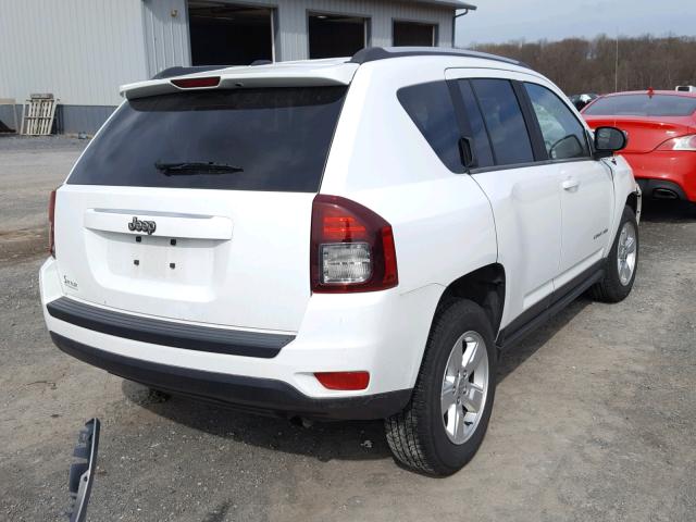 1C4NJCBA0ED631082 - 2014 JEEP COMPASS SP Ақ фото 4