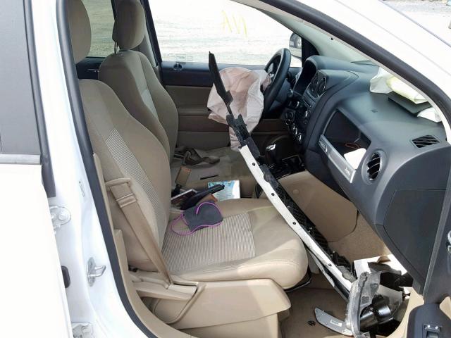 1C4NJCBA0ED631082 - 2014 JEEP COMPASS SP Ақ фото 5