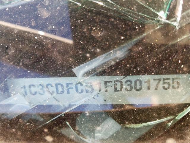 1C3CDFCB1FD301755 - 2015 DODGE DART LIMITED  photo 10