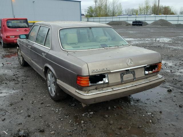 WDBCA39E7LA502415 - 1990 MERCEDES-BENZ 560 SEL BROWN photo 3