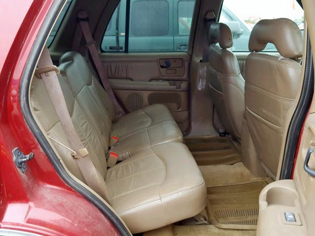 1GNDT13W6S2234723 - 2002 CHEVROLET BLAZER RED photo 6