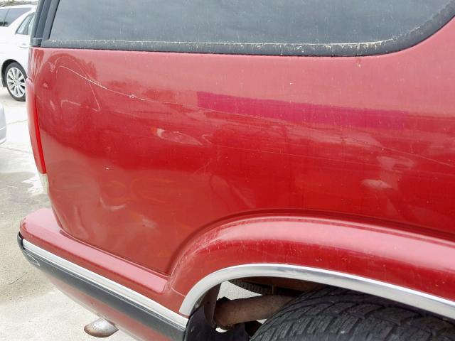 1GNDT13W6S2234723 - 2002 CHEVROLET BLAZER RED photo 9