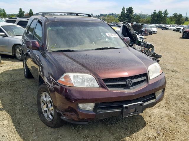 2HNYD18691H505452 - 2001 ACURA MDX TOURIN MAROON photo 1