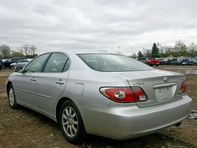 JTHBF30G130111164 - 2003 LEXUS ES 300 SILVER photo 3