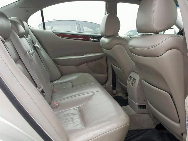 JTHBF30G130111164 - 2003 LEXUS ES 300 SILVER photo 6