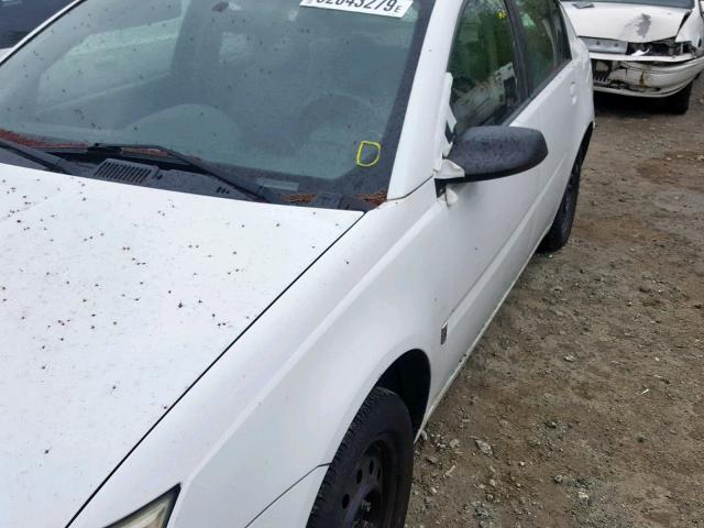 1G8AJ52FX4Z160222 - 2004 SATURN ION LEVEL WHITE photo 9