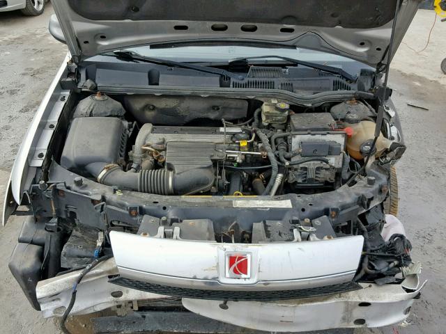 1G8AJ52F84Z115215 - 2004 SATURN ION LEVEL SILVER photo 7