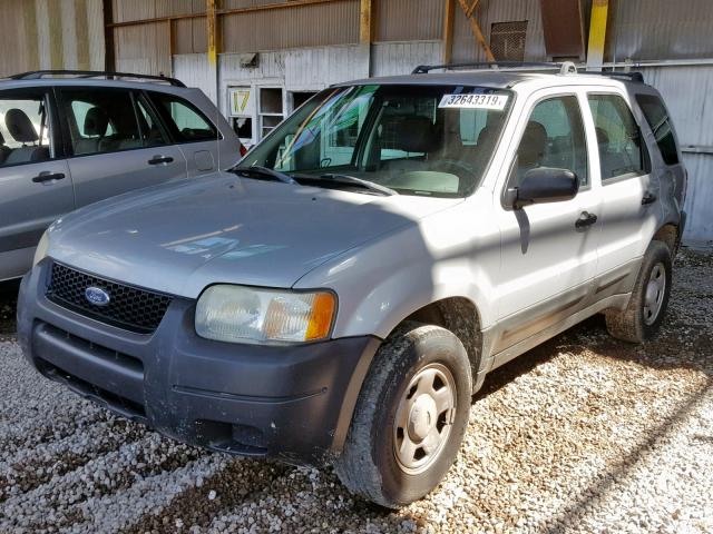 1FMYU021X3KC15337 - 2003 FORD ESCAPE XLS SILVER photo 2