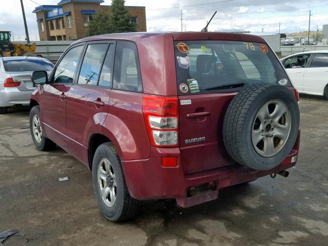 JS3TD941484102187 - 2008 SUZUKI GRAND VITA MAROON photo 3