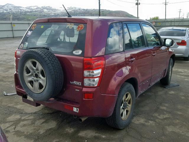 JS3TD941484102187 - 2008 SUZUKI GRAND VITA MAROON photo 4