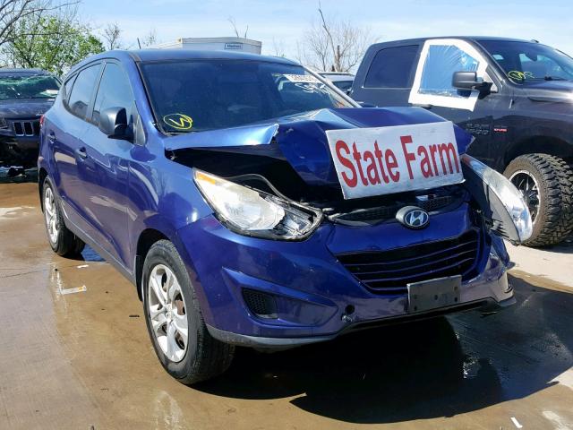 KM8JT3AB0BU145706 - 2011 HYUNDAI TUCSON GL BLUE photo 1