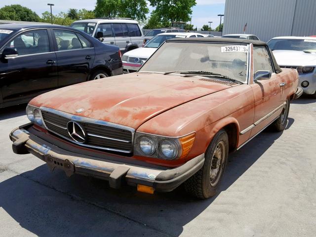 10704412027922 - 1973 MERCEDES-BENZ 450SL ORANGE photo 2