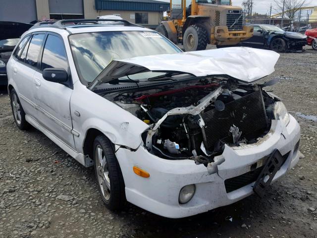 JM1BJ245221608140 - 2002 MAZDA PROTEGE PR WHITE photo 1