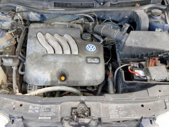 3VWRS29M21M051790 - 2001 VOLKSWAGEN JETTA BLUE photo 7