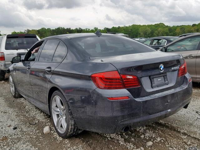 WBA5B1C58ED475387 - 2014 BMW 535 I BLACK photo 3