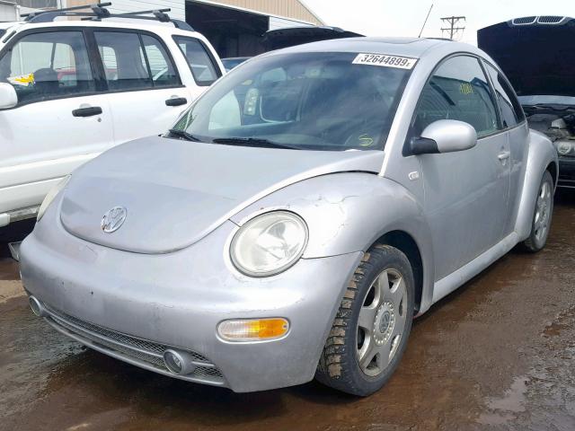 3VWCS21C91M408553 - 2001 VOLKSWAGEN NEW BEETLE Gümüş foto 2