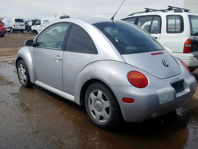 3VWCS21C91M408553 - 2001 VOLKSWAGEN NEW BEETLE Gümüş foto 3
