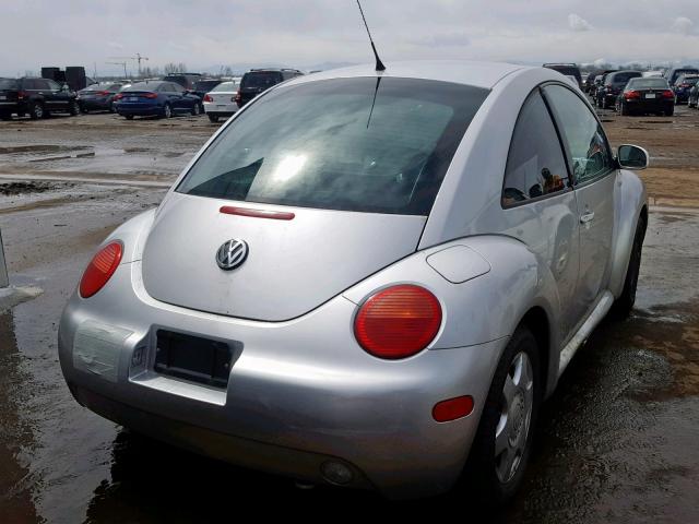 3VWCS21C91M408553 - 2001 VOLKSWAGEN NEW BEETLE Gümüş foto 4