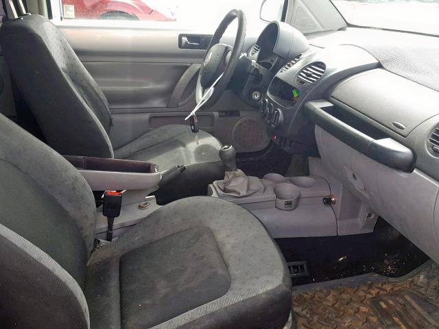 3VWCS21C91M408553 - 2001 VOLKSWAGEN NEW BEETLE Gümüş foto 5