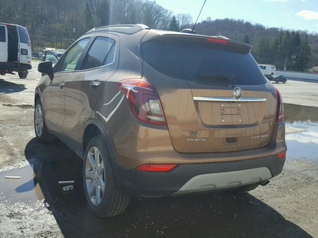 KL4CJBSB3HB205214 - 2017 BUICK ENCORE PRE BROWN photo 3