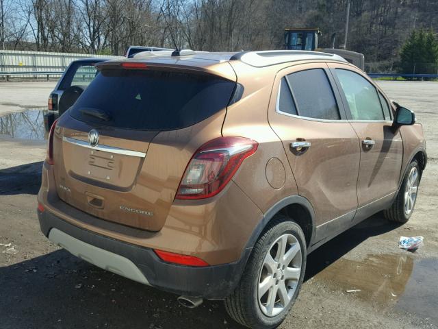 KL4CJBSB3HB205214 - 2017 BUICK ENCORE PRE BROWN photo 4